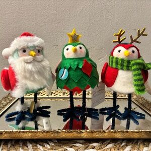 2020 Target Christmas Birds - Klaus, Yule, and Pere. Original tags!
